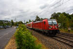 Die 147 016 (91 80 6147 016-0 D-DB) der DB Regio NRW rauscht am 22 Juli 2026 mit dem RE 9 (rsx - Rhein-Sieg-Express) Siegen – K�ln – Aachen durch Siegen-Eiserfeld in Richtung K�ln.

Die TRAXX P160 AC1 wurde 2016 von Bombardier in Kassel unter der Fabriknummer 35108 gebaut.