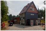 Der Bahnhof Rennsteig am 24.08.2013.