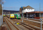   Blick auf den Bahnhof Westerburg am 13.03.2016.