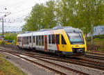   Der VT 260 ( 95 80 0648 160-9 D-HEB / 95 80 0648 660-8 D-HEB) ein Alstom Coradia LINT 41 der HLB (Hessische Landesbahn), ex Vectus VT 260, fährt am 01.05.2020 als RB 93  Rothaarbahn  (Bad
