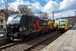 Die an die HELROM GmbH (Frankfurt am Main) vermietete Siemens Vectron MS 5370 071-0   PAUL  / 6193 240 (91 51 5370 071-0 PL-ID) der CARGOUNIT Sp.