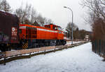 Zurzeit ist die RBH 802 „Ruhrpott Sprinter“ / 275 802-3 (98 80 0275 802-3 D-RBH), eine MaK G 1206 der RBH - RAG Bahn und Hafen GmbH (Gladbeck), an die KSW (Kreisbahn Siegen-Wittgenstein)