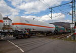 Vierachsiger 110 m�-Drehgestell-Druckgaskesselwagen f�r LPG, 33 80 7918 805-2 D-PCM, der Gattung Zagkks, PETROCHEM Mineral�l-Handelsgesellschaft m.b.H.