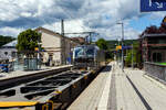 Die an die TX Logistik AG, Troisdorf  (zur Mercitalia Group geh�rend) vermietete SIEMENS Vectron MS 6193 124 (91 80 6193 124-5 D-Rpool) der Railpool GmbH (M�nchen) f�hrt am 09 Juni 2026 mit einem KLV-Zug durch den Bahnhof Kirchen/Sieg in Richtung Siegen.

Die Multisystemlokomotive Siemens Vectron MS wurde 2023 von Siemens Mobilitiy in M�nchen-Allach unter der Fabriknummer 23333 gebaut. Sie wurde in der Variante A01 ausgef�hrt und hat so die Zulassung f�r Deutschland, �sterreich, Slowakei, Polen, Tschechien, Ungarn, Rum�nien und Bulgarien (D / A / SK / PL / CZ / H + RO / BG). So besitzt die Vectron Variante MS A01 folgende Zugsicherungssysteme: ETCS BaseLine 3, sowie f�r Deutschland (PZB90 / LZB80 (CIR-ELKE I)), f�r �sterreich (ETCS Level 1 mit Euroloop, ETCS Level 2, PZB90 / LZB80), f�r Polen (SHP), Slowakei und Tschechien (LS (Mirel)), Ungarn (ETCS Level 1, EVM (Mirel)) und Rum�nien (PZB90).