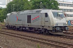 RheinCargo DE 805 durchfahrt solo Köln West am 23 September 2019.