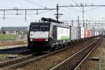 RTB 189 285 zieht der täglichen Blerick-Shuttle durch Breda (NL) am 14 Februar 2014.