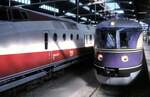 SVT 137 und daneben VT 18.16.07 beim Jubiläum 100 Jahre DB Museum Nürnberg am 16.10.1999.
