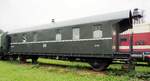 Donnerbüchse Wohnwagen des Eisenbahnmuseums Weimar am 05.08.2016.
