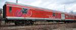 Fahrradwagen  D-DB 50 80 92-80 102-8 Ddu 498.1 in lm am 26.02.2010.