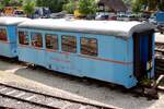 Härtsfeldbahn Fuhrpark zur Aufarbeitung wagen von der Inselbahn Langeoog am 07.06.2007.