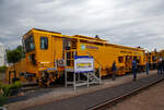 Plasser & Theurer pr�sentierte auf der iaf 2022 in M�nster (hier am 31.05.2022) eine zyklisch arbeitende 2-Schwellen-Stopfmaschine vom Typ DUOMATIC 08-32 C in Meterspurausf�hrung, f�r den Kunden