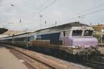 Scanbild von CC 72157 mit CoRail in Mulhouse-Ville, am 31 Mai 2008 fotografiert.