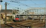 Die SNCF BB 26 160 verlässt mit dem IC 90  Vauban  von Zürich nach Bruxelles Mulhouse.