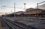   Der Bahnhof Domodossola im Piemont (I) am 27.012.2015.