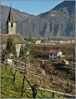 Ein kleines FS Dienstfahrzeug kurz nach Domodossola bei Borgata San Quirico.