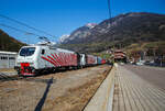 Gleich drei EU43 der Rail Traction Company (Doppeltraktion und eine kalte)....