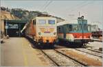 Im Bahnhof von Taormina-Giardini steht die FS E.