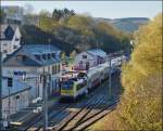 - Schattendasein - Noch vor einem Jahr war es sehr au�ergew�hnlich, wenn eine Lok der S�rie 3000 nach Wiltz kam, manchmal lie� sich eine blicken mit einem Sonderzug zum allj�hrlichen Musikfestival im