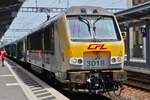 Abschiedsfahrt der BR 3000 am 23.06.2026, (Nationalfeiertag).
CFL 3018, bei einem Foto Halt im Bahnhof Mersch.
