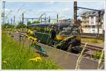 Faszination Museumsbahn -  Train 1900   ...nur etwas verdeckt    Der Uerdinger Schienenbus 551.669 (ex  Chemin de fer des trois Vallées, Mariembourg, Belgien), ex DB 795 669-1, ex VT95 9669 steht