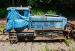 Leider schon in einem sehr schlechten Zustand pr�sentierte sich am 16 Juni 2013 die AMTF No 30, ex ARBED 130, ex ARBED 30, AES DH2, eine zweiachsige hydraulische Diesellokomotive vom Typ Jung RC 24 B