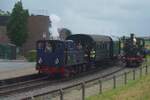 SHM-5 'ENKHUIZEN' treft am 5 Juli 2026 mit ein Dampfzug aus Hoorn in Medemblik ein.