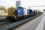 Schötterzug mit Volker 203-4 steht am 11 November 2012 in Utrecht Centraal.