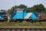 Seitenblick auf TCS/HappyTrain 111001/709 in Blerick am 7 Augustus 2025.