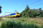 IC-Zug mit 186 114 durchfahrt Oisterwijk am 28 Juni 2019.