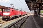 Dreifahtraktion für ein Kohlezug durch Dordrecht am 18 Mai 2019: 189 041, ein 2.