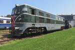 Ex-ÖBB 2050.04 wurde vom Froschblick ins Heizhaus Strasshof fotografiert während die Dieseltage am 21 Mai 2023 -der rechtsoben passierender Vogel hat sich ein anderer Perspektiv