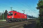 ÖBB 1116 063 verlässt am 5 Mai 2016 Hegyeshalom.