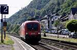 �BB 1116 145-4 REV/Lz/27.07.21 diesmal bei Oberwesel unterwegs Richtung Koblenz.