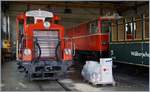 Im Depot von Bezau stehen die 2091 und etwas versteckt, die 2095.