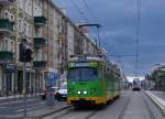 STRASSENBAHNBETRIEBE IN POLEN  Strassenbahn POSEN  Auf dem Strassenbahnnetz sind auch Gebrauchtwagen aus D�sseldorf und Frankfurt am Main zu sehen.