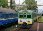 Privatbahnen in Polen: Sehr abwechslungsreich pr�sentiert sich zur Zeit noch der Fahrzeugpark der Koleje Mazowieckie.