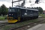 Skandinaviska Jernbanor El.31 2131 durchfahrt am 13 September 2015 solo Gävle. 