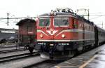 Rc 6 Nr.1414, von ASEA Baujahr 1987, in Arvika am 17.08.1994 (Diascan).Die Stationierung war 1988 Hagalund.