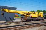   Der 110t - KIROW Gleisbauschienenkran KRC 1010 der Vanomag AG, Mechanischer Gleisbau, (CH 6304 Zug), Kran XI, Schweres Nebenfahrzeug Nr.
