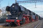 Grosser Bahnhof Wohlen: Die Einfahrt des Dampfzuges vom 7.
