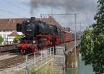 Verein Pacific 01202: Auf der Aarebrücke Solothurn wurde am 17.