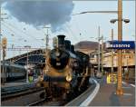 Die A 3/5 705 am fr�hen Morgen in Lausanne.