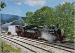 Die CFTVP E 3/3 N°5 ( 1915) und die (ex) DR 52 8163-9, welche als 52 5996 am 27.5.1943 in Betrieb genommen wurde in Hôpitaux Neufs.