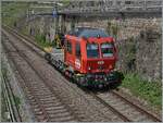 Der SBB 234 405-9 (Tm 98 85 5 234 405-9 CH-SBBI) ist zwischen Rivaz und Saint Saphorin auf dem Weg in Richtung Vevey.