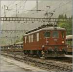 Die BLS Ae 4/4 251 in Kandersteg.