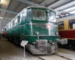 Die SBB Ae 6/6 11401 „Ticino“ (später Ae 610 401) am 09.09.2017 in der SVG Eisenbahn-Erlebniswelt Horb.