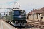 Verein Mikado 1244 haben einige Elloks une eine davon, die 11407, setzt sich am Nachmittag von 17 Mai 2025 vor ein Sonderzug in Burgdorf.
