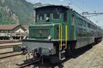 SBB 11801 macht am 6 Juni 2015 Fitnessfahrten in Erstfeld.