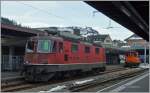 Die SBB Re 4/4 II 11360 in Einsiedeln.