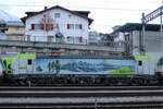 Am Sylvester 2025 steht BLS 475 437 in Spiez abgestellt.